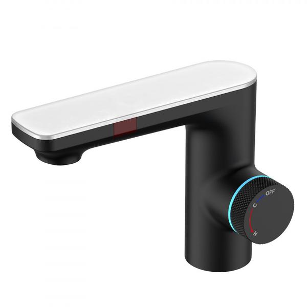 Смеситель для раковины MORANS сенсорный, черный матовый 076002 Смеситель для раковины MORANS сенсорный, черный матовый 076002